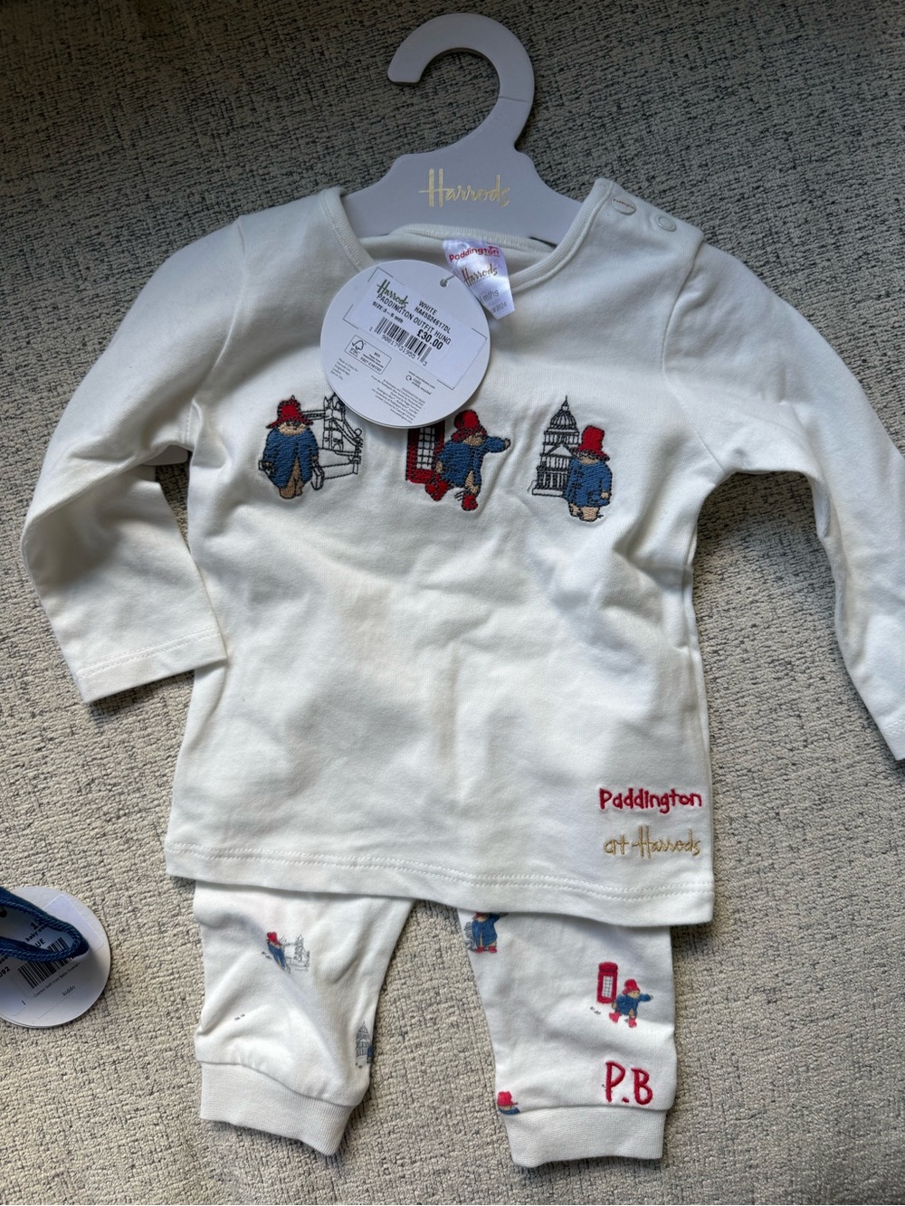 Harrods Set with Paddington Embroidery